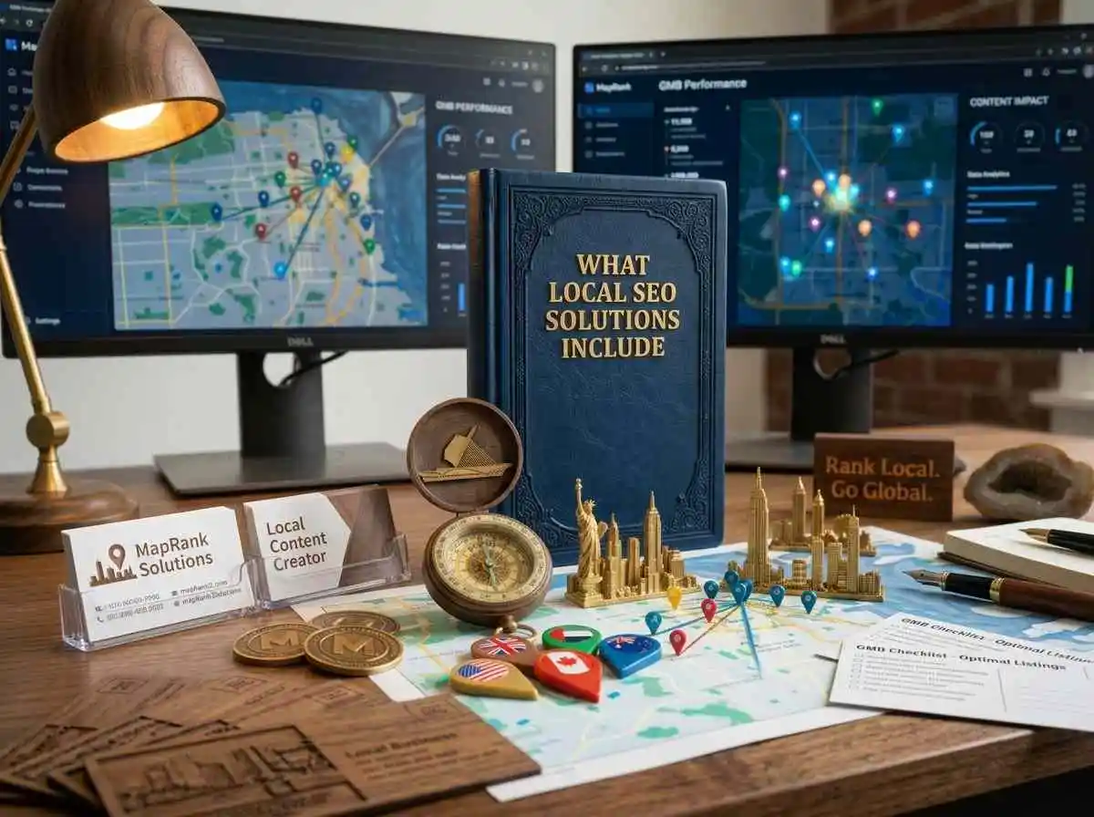 What Local SEO Solutions include, from Google Business Profile to local content