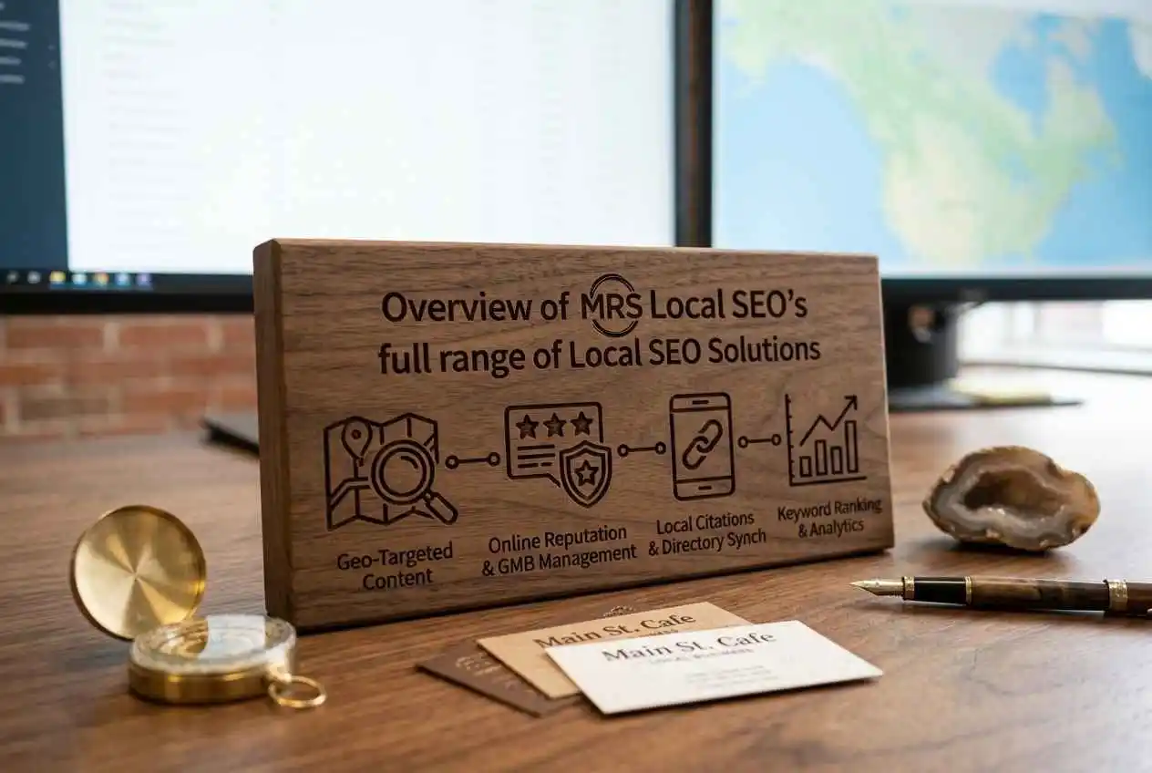 Overview of MRS Local SEO's full range of Local SEO Solutions